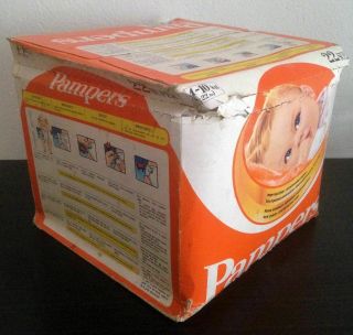 Vintage Pampers 22 Plastic Diapers 4 - 10 kg (9 - 22 lbs) 2