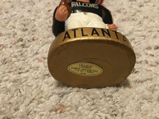 Atlanta Falcons 1960s Vintage Bobble Head Nodder Gold Base 7