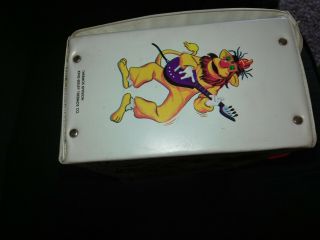 VINTAGE BANANA SPLITS VINYL LUNCHBOX WITH THERMOS HTF no cap 6