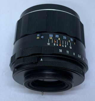 RARE,  Pentax Takumar 85mm f/1.  9 M42 Mount Lens From Japan 4