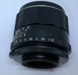 RARE,  Pentax Takumar 85mm f/1.  9 M42 Mount Lens From Japan 7