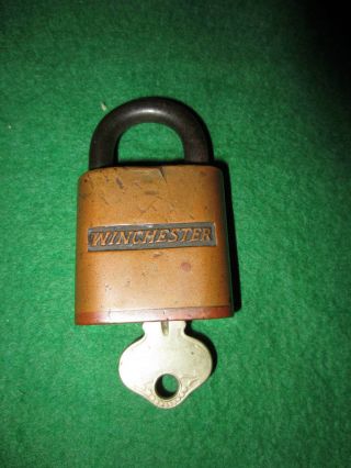 Vintage Winchester Pin Tumbler Padlock