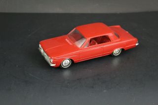 Vintage Amt 1963 Plymouth Valiant Red Friction Dealer Promo Car 13