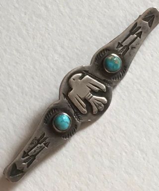 Old Vintage Thunderbird Pin Fred Harvey Native American Navajo