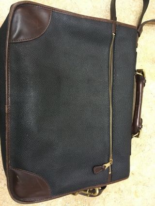 Vintage BROOKS BROTHERS Made In USA Shoulder Strap Briefcase Country Club 6