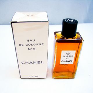 Chanel No.  5 Eau De Cologne/edc Splash 4 Oz Nib Imp Vintage