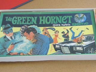 Vintage 1966 Milton Bradley Green Hornet Quick Switch Board Game 4