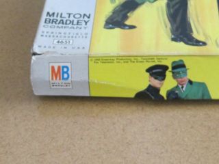 Vintage 1966 Milton Bradley Green Hornet Quick Switch Board Game 5