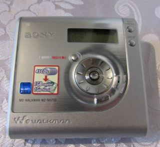 Vintage Sony Hi - Md Minidisc Walkman Recorder Mz - Nh700