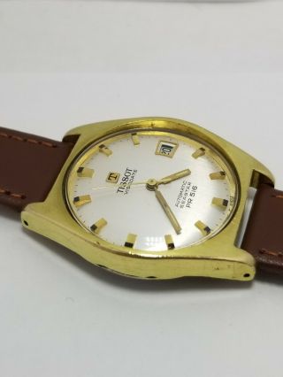 Vintage TISSOT visodate Automatic Seastar PR 516 Men ' s watch 7