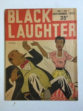 Black Laughter Comic 1 1st App Habeas Corpus November 1972 Rare James Dixon