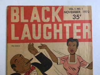 BLACK LAUGHTER comic 1 1st app Habeas Corpus November 1972 RARE James Dixon 2