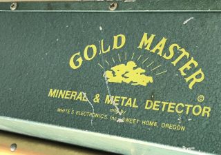 Vintage White ' s Gold Master Metal Detector Model 66TR 8
