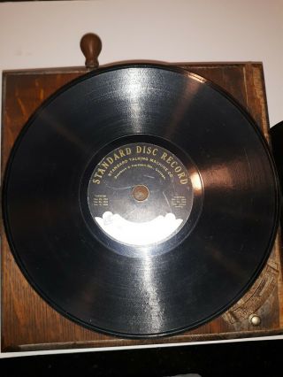 Vintage Standard Talking Machine,  Model E.  Record player Rare Parts only 7