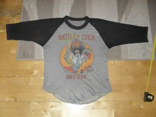 Motley Crue Baseball Shirt From Early 80 
