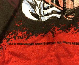 Vintage Marvel T Shirt 1986 The Punisher Mike Zeck Art 3