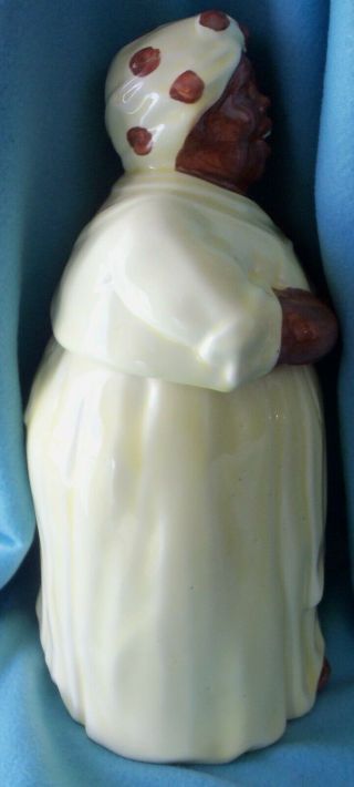 VINTAGE AUNT JEMIMA MAMMY YELLOW MOSIAC COOKIE JAR.  BLACK AMERICANA 3