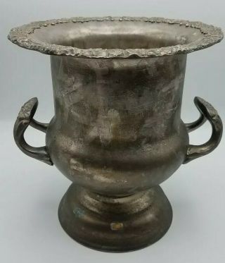 Vintage Silverplate Trophy Loving Cup Champagne Bucket
