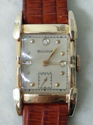 Vintage Bulova 17 Jewel Gents Wristwatch
