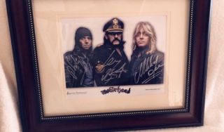 Very Rare Autographed Motorhead / Lemmy Memorabilia - LAST CHANCE 11