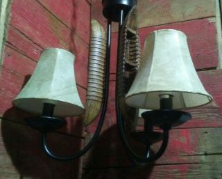 Vintage Wood Canoe Ceiling Light Fixture Chandelier Boat Lake Cabin House Rustic 7