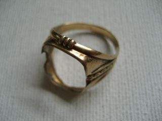 Antique Ostby Barton Ob 10k Gold Ring Setting