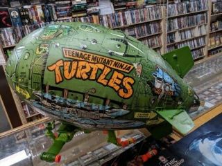 Vintage 1988 Tmnt Teenage Mutant Ninja Turtles Blimp Vehicle Complete