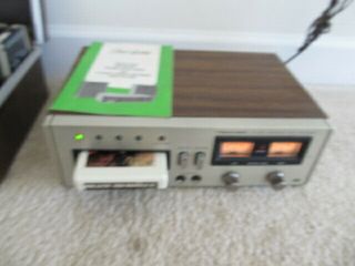 Vintage Realistic 8 - Track Stereo Record Deck (TR - 884) with 41 8 - Track Tapes 7