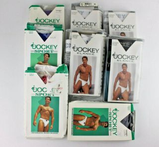 12 Pairs Deadstock Vintage Jockey Mens Bikini Briefs Underwear Elance M 34 Sport