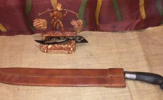 HUGE Handmade Vintage Philippines Bolo Filipino Sword HEFTY BLADE 8