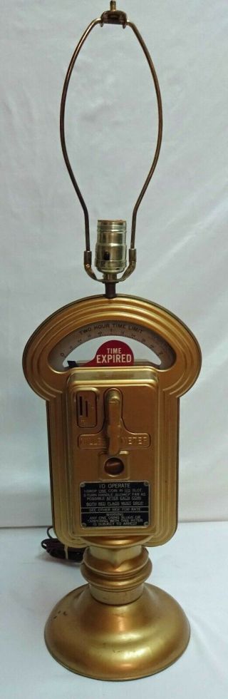 Vintage Duncan Miller/ Koontz Equipment Corp.  Parking Meter Lamp