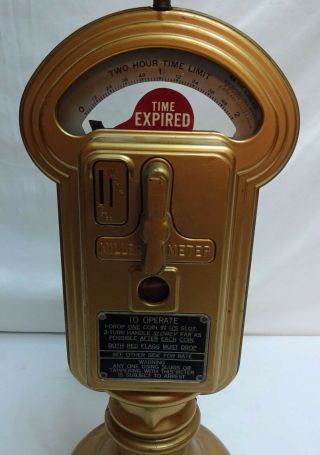Vintage Duncan Miller/ Koontz Equipment Corp.  Parking Meter Lamp 2