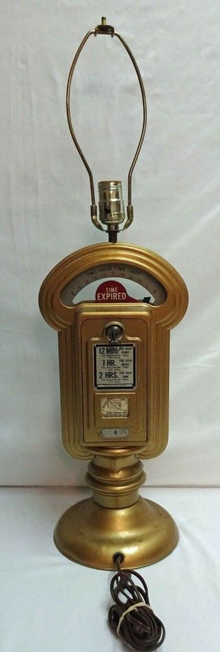 Vintage Duncan Miller/ Koontz Equipment Corp.  Parking Meter Lamp 3