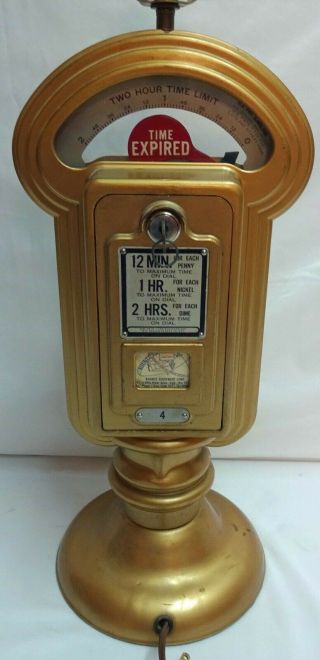 Vintage Duncan Miller/ Koontz Equipment Corp.  Parking Meter Lamp 4