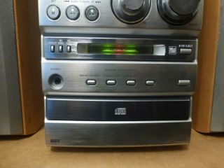 AIWA XR - MD100U Mini Disc MD CD Tape AM/FM Hi - Fi Mini System w Speakers RARE 4