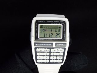 Rare Casio Vintage Digital Watch Mondo Style Calculator Dbc - 63 1276 Box