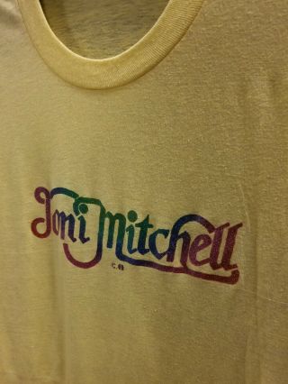 Vintage Joni Mitchell Tshirt From 1985 Size Medium