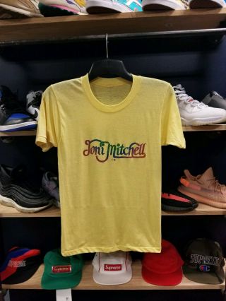 Vintage Joni Mitchell Tshirt From 1985 Size Medium 2