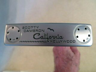 SCOTTY CAMERON CALIFORNIA HOLLYWOOD PUTTER - RARE SC GRIP - CS JOKER HC - 35 7