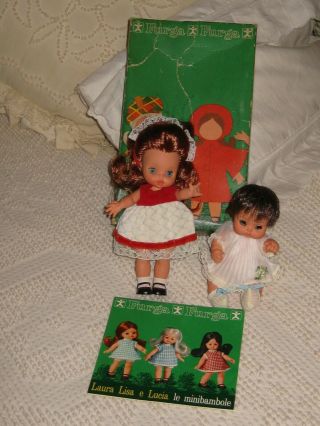 Vintage Mini Furga Doll " Laura " With Box In,  More