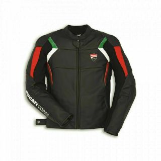 Pure Leather Jacket Black Biker Sheepskin Motorcycle For Men 