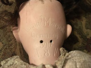 26” EXCEPTIONAL Antique German Bisque Head Doll 4