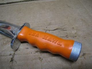 Vintage US DIVERS Aqua - Lung SEA HAWK Scuba Dive Knife STAINLESS STEEL Circa 1970 5