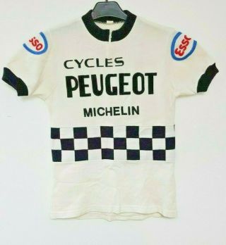 Peugeot Esso Vintage Acrylic Cycling Jersey