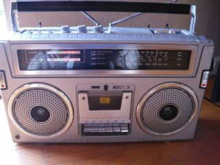 Vintage Ghettoblaster Boombox Cassette Tape Aimor Radio Made In Japan Rare