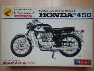 Nitto / Master Honda Dream Cb450 1/12 Scale Model Kit Vintage Rare