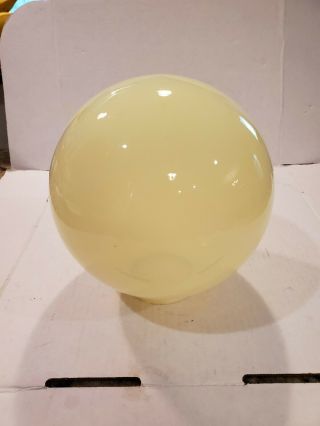Antique/vintage Vaseline Glass Ceiling Light Shade/globe