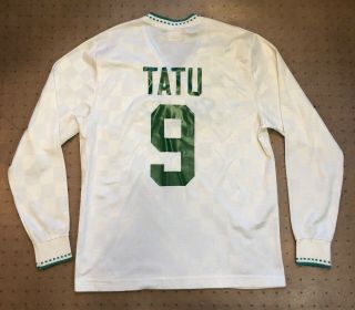 Dallas Sidekicks MISL vintage TATU 9 indoor soccer jersey,  size L 4