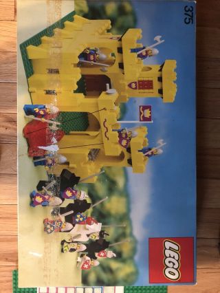Vintage Lego Castle 375/6075 With Instructions.