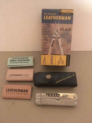 Vintage Nos Leatherman Flair Multi - Tool